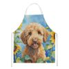 Labradoodle in Sunflowers Apron Cooking Kitchen Server Baking Crafts Gardening for Adult Women Men, Unisex, Large, Multicolor