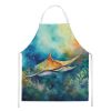 Sting Ray Apron Cooking Kitchen Server Baking Crafts Gardening for Adult Women Men, Unisex, Large, Multicolor