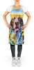 German Shorthaired Pointer in Sunflowers Apron Cooking Kitchen Server Baking Crafts Gardening for Adult Women Men, Unisex, Large, Multicolor