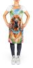 Bloodhound Luau Apron Cooking Kitchen Server Baking Crafts Gardening for Adult Women Men, Unisex, Large, Multicolor
