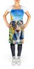 Catahoula in Sunflowers Apron Cooking Kitchen Server Baking Crafts Gardening for Adult Women Men, Unisex, Large, Multicolor