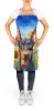 Doberman Pinscher in Sunflowers Apron Cooking Kitchen Server Baking Crafts Gardening for Adult Women Men, Unisex, Large, Multicolor