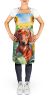 Dachshund in Sunflowers Apron Cooking Kitchen Server Baking Crafts Gardening for Adult Women Men, Unisex, Large, Multicolor