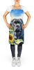 Cane Corso in Sunflowers Apron Cooking Kitchen Server Baking Crafts Gardening for Adult Women Men, Unisex, Large, Multicolor