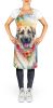 Anatolian Shepherd Luau Apron Cooking Kitchen Server Baking Crafts Gardening for Adult Women Men, Unisex, Large, Multicolor