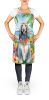 Afghan Hound Luau Apron Cooking Kitchen Server Baking Crafts Gardening for Adult Women Men, Unisex, Large, Multicolor