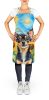 Chihuahua in Sunflowers Apron Cooking Kitchen Server Baking Crafts Gardening for Adult Women Men, Unisex, Large, Multicolor